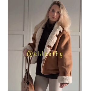 Zara REVERSIBLE DOUBLE-FACED JACKET